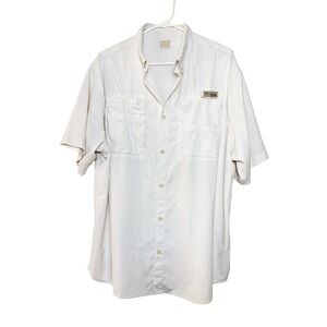 Columbia PFG Vented  Fishing Shirt Short Sleeve Button Up‎ Siz